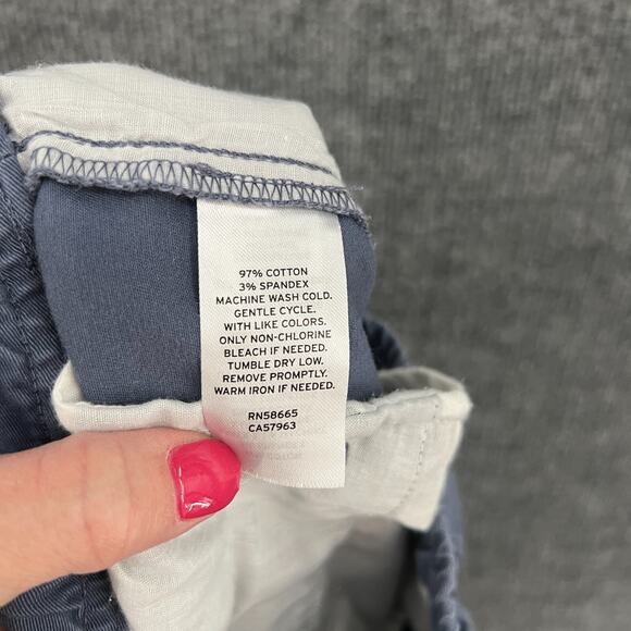 Tucker + Tate Boys Chino Shorts Size 10/12 Blue Pull On Elastic Waist Bermuda - Picture 8 of 8